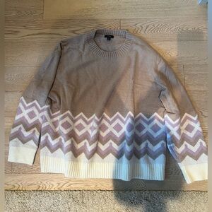 BNWOT Plus Size J Crew Fair Aisle sweater, 2x